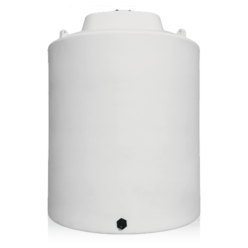 A white water tank on a white background.