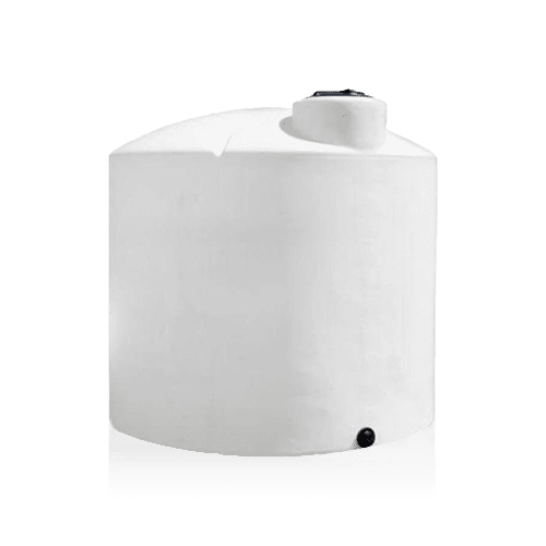 A white water tank on a white background.
